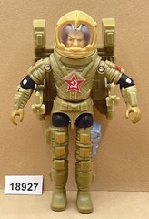 BLACK MAJOR RUSSIAN COSMONAUT COL. YURI ASTRONAUT G.I. Joe 3.75″ Figure