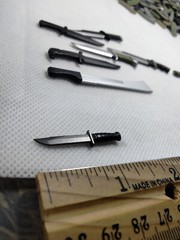Over Sized Combat Knife 1:12 Scale Weapon Action Figure Accessory Force