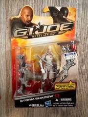 Lot of 2 G.I. JOE Retaliation Ultimate Storm Shadow & Snake Eyes 2011 NEW