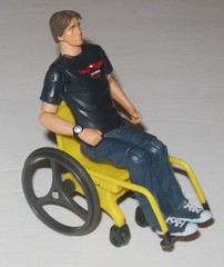 Avatar Jake Sully Wheel Chair Figure & RDA Base: 2009 Mattel James Cameron Movie