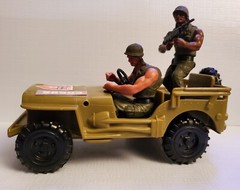 Mattel HEROES IN ACTION 1974 Rescue Corps Jeep’s REPRO Steering Wheel