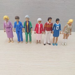 7pcs 3.75″ Golden Girl Dorothy Blanche Sophia Three’s Company Jack Chrissy Janet