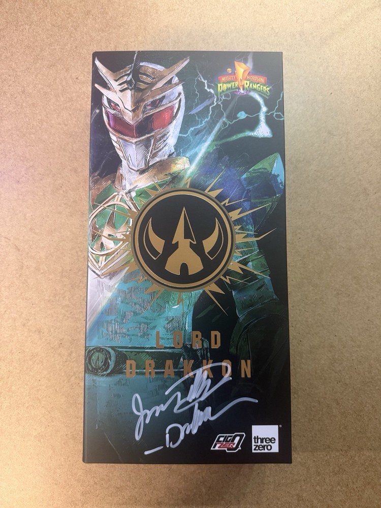 Jason David Frank Signed Autographed JDF Threezero Power Rangers Lord Drakkon