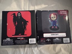 Culturefly – Child’s Play Horror Movie Lot Of 2 4.5” Figures Chucky & Ghost Face