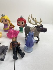 Disney Collection Princess Figures Cake Topper Toddler Toys Lot Of 15
