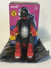 SUPER7 SHOGUN GODZILLA SERIES 2 “VINTAGE 70’S” FIGURE open with packaging