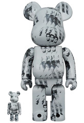 Medicom Toy Bearbrick BE@RBRICK 100% and 400% Andy Warhol’s ‘Elvis Presley’ Set