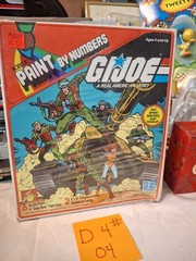 SEALED Vintage 1982 Hasbro G.I. JOE Paint By Numbers art set no. 3028