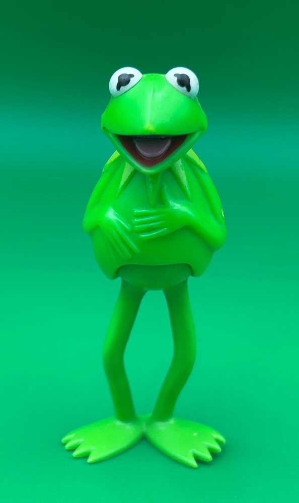 Jim Henson’s The Muppets 1978 Kermit the Frog Toy Figure Action Bends 3”