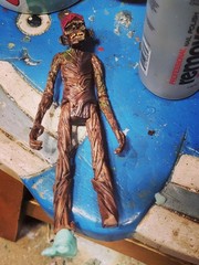 1:12 Scale Stylized Zomb Custom Figure In Jumpsuit