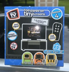 Big Bang Theory Tiny TV Classics Real Working TV & Remote Arcade Toys Brand New!