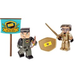 Tube Heroes Sky Hero Jazwarez Gaming 2 Pack 3″ Action Figures NIB Great Gift