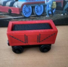 Authentic Learning Curve Wooden Thomas Train RARE Perego Coal Car! VGUC!