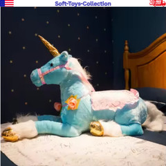 85cm Giant Unicorn Plush Toy Soft Stuffed Animal Kids Gift