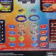 Beyblade Burst QuadStrike Homet Helios H8 and Tidal Pandora Epic P8 Spinning Top