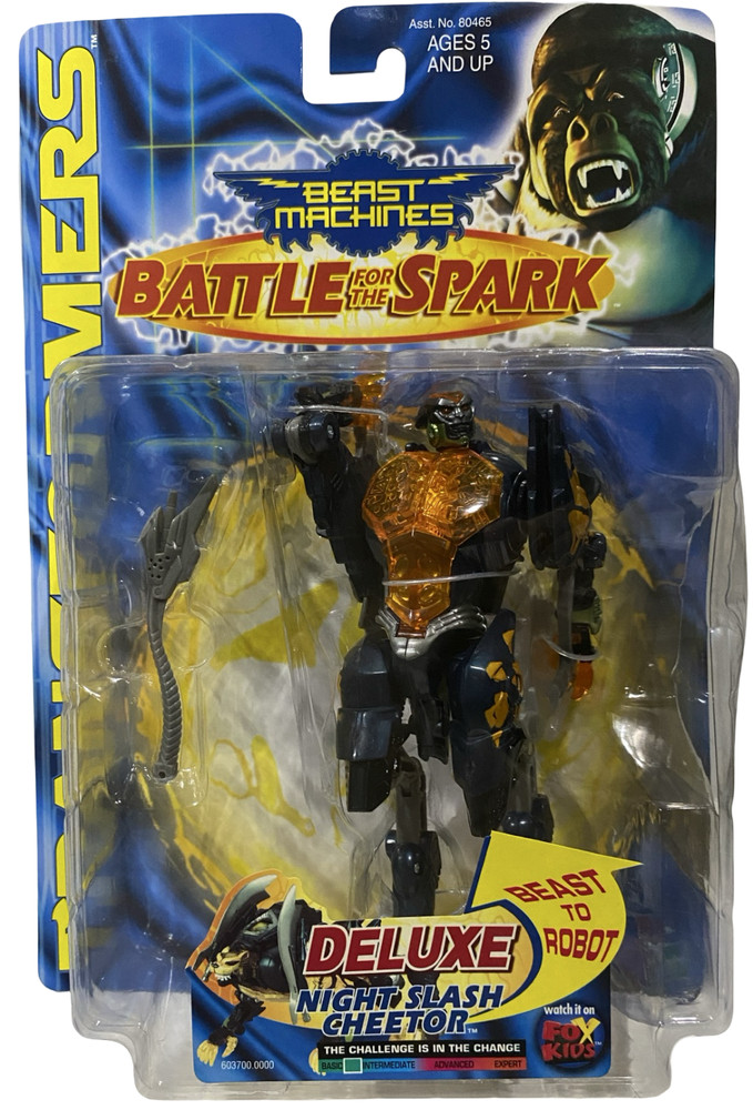 Transformers Night Slash Cheetor Beast Machines Deluxe 2000 Action Figure NEW