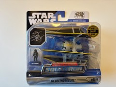 Star Wars Micro Galaxy Squadron CHASE yellow TIE DEFENDER ELITE Series 9 1/5000