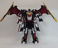 Metal Cardbot W Bloodwing Bat Ambulance Transformer Robot Korean Toy