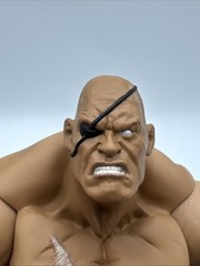 Sota Toys Street Fighter SAGAT Action Figure CAPCOM 2005 Missing Shorts Loose