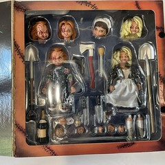 NECA Chucky and Tiffany 7 inch Action Figure 2 Pack Bride Of Chucky