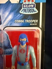 Super 7 G.I. Joe Cobra Trooper Glow Patrol Glow-in-the-Dark ReAction 3.75” GITD