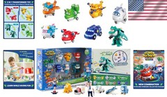 Super Wings World Airport Toy Set – 15 Mini Action Figures