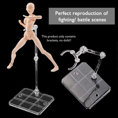 10pcs Action Figure Display Stand Holder Base