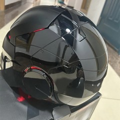 IN USA！Black Iron Man MK5 Helmet Deformable Voice Control Wearabl Xmas Gifts