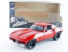 Fast & Furious 1:24 Letty’s 1966 Chevy Corvette Die-cast Car, Toys for Kids…