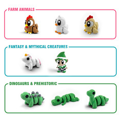 Pick-A-Mini Collectible Figures – Durable Fidget Desk Pets (Mix & Match Toys)
