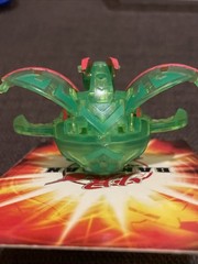 Bakugan Battle Brawlers Percival Neon Green Translucent Ventus 620G Good Cond
