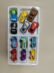 12 PCS Disney Pixar Cars Lightning McQueen Jackson Storm PVC Model Kids Car Gift