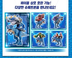 Supertron Tyran Power Tron Tyranno Dinosaur SUV Car Transforming Robot Miniworld