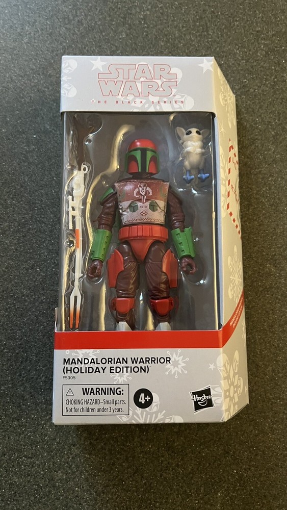 Star Wars Black Series Mandalorian Warrior Holiday Edition Target Exclusive