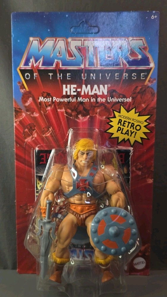 MOTU 2026 HE-MAN figure Unpunched Factory Error Upside Down Mini Comic SEALED