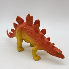 Vintage 1985 IMPERIAL Dinosaur Stegosaurus Rubber Plastic Figure Toy GUC