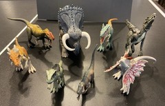 Lot of 8 Various Jurassic World Dinosaur Action Figures Mattel 2015 – Modern