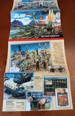 Vintage G.I. Joe yearly toy catalogs 1982-85 books and coloring book. Big lot
