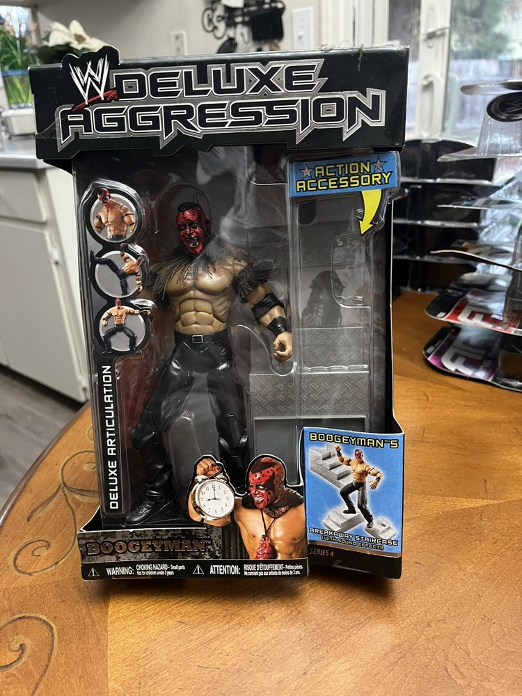 WWE Deluxe Aggression Series 4 Boogeyman Action Figure Deluxe Articulation