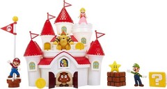 Super Mario Nintendo Deluxe Kingdom Castle, Wall Display & Playset with (5) 2…