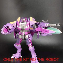 Gun Upgrade Kit Weapon For Kingdom Megatrn (Beast) BDT Studio