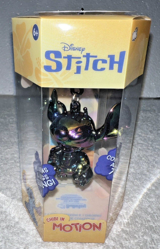 DISNEY STITCH CHIBI IN MOTION IRIDESCENT STITCH ULTRA RARE **NEW**