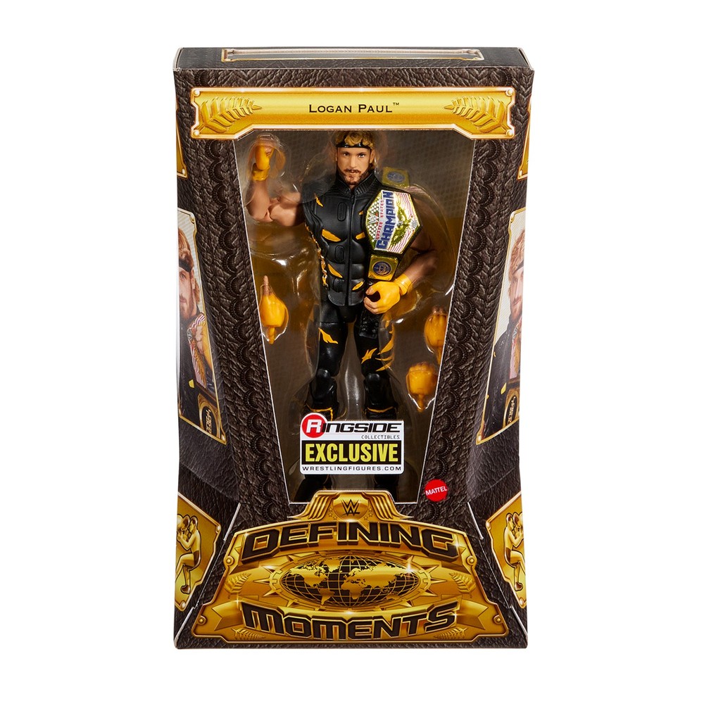 Logan Paul (US Title) – WWE Defining Moments Toy Wrestling Figure