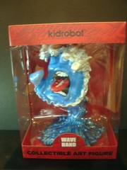 WAVE HAND Custom Kidrobot Santa Cruz Skateboards Screaming Hand Figure