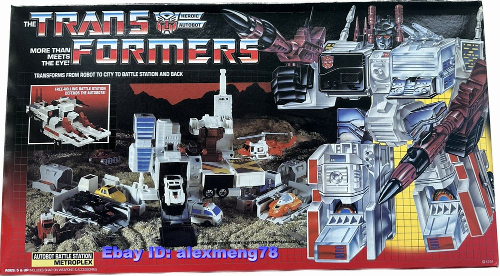 TRANSFORMERS G1 Reissue Metrotitan Metroplex Decepticons Version MISB With BOX
