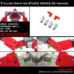 Shockwave Lab Filler Upgrade Kit For SS/Legacy/Kingdom/Titans Return/Siege
