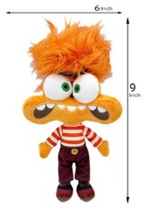 Cute Inside Out 2 Plush Toys Collection, 9″ Inches Soft Cuddly Stuffed Toys