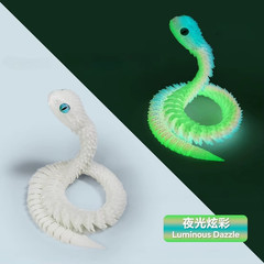 30/60Cm 3D Printed Snake Action Figures Articulated Movable Joint Simulation Sna