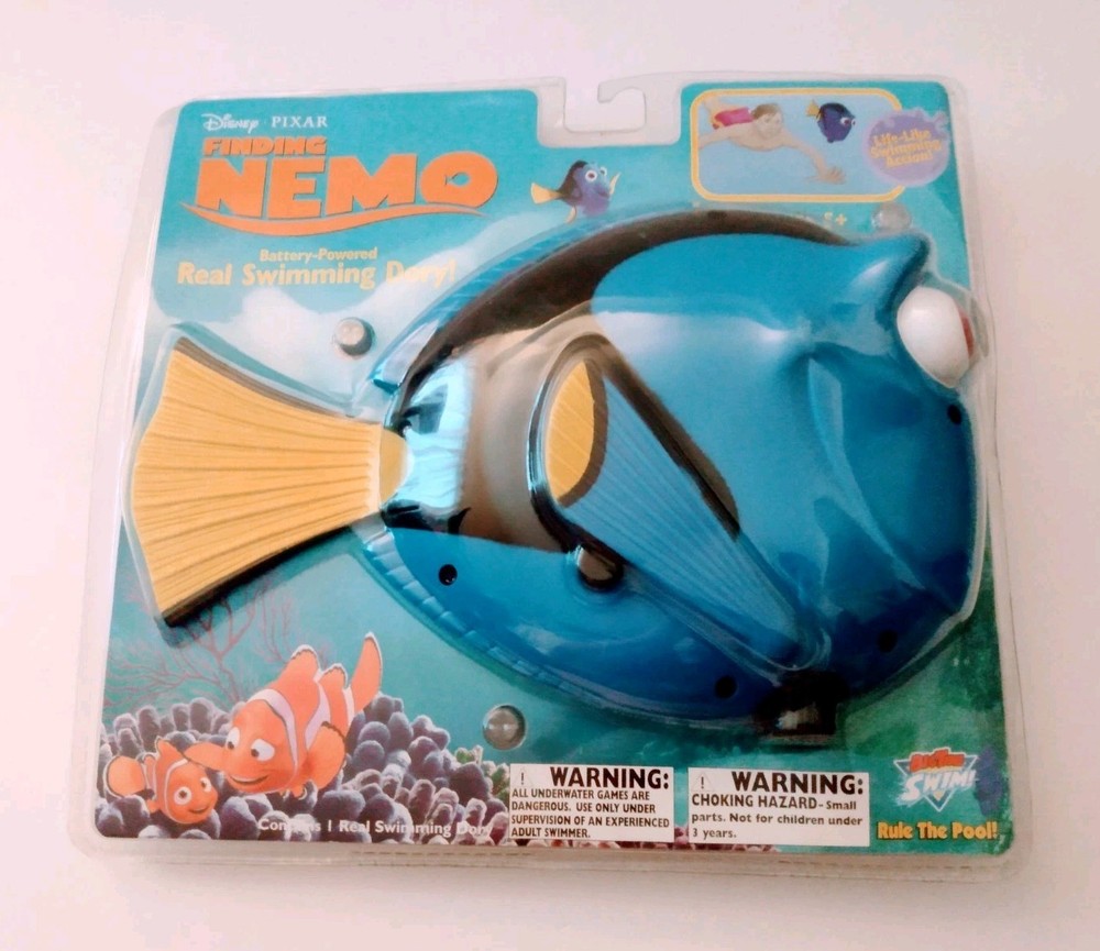 Disney Pixar Finding Nemo Real Swimming Battery Powered Pool Toy New In Package