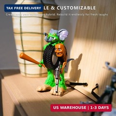 Italian Brainrot Fusion Figure Set – 3D Printed DIY Memes Action Figures, Poseab